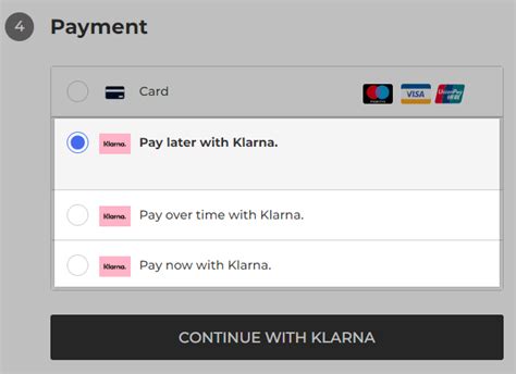 seatgeek klarna|Account and payment options